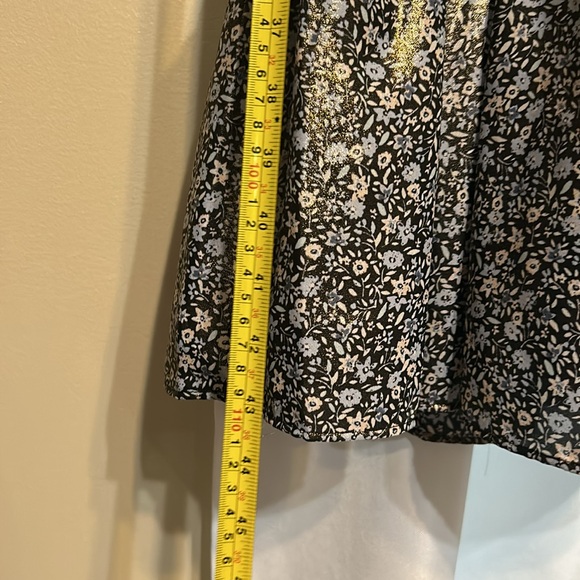 Lauren Conrad Small Midi Dress Like New Black Powder Blue - Picture 4 of 6